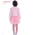 Top-Qualität Kinder Mädchen Mantel Kleid warme Kinder Kleidung Kleid Kittel Design Leder Pelzmantel Kinder Mädchen Kittel